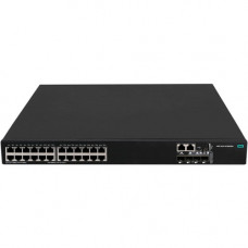 HPE FlexNetwork 5520 24G PoE+ 4SFP+ HI Switch - 24 Ports - Manageable - Gigabit Ethernet, 10 Gigabit Ethernet - 10/100/1000Base-T, 10GBase-X - 3 Layer Supported - Modular - Power Supply - 31 W Power Consumption - 1440 W PoE Budget - Optical Fiber, Twisted