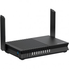 Netgear Nighthawk RAX20 IEEE 802.11ax Ethernet Wireless Router - 2.40 GHz ISM Band - 5 GHz UNII Band - 225 MB/s Wireless Speed - 4 x Network Port - 1 x Broadband Port - USB - Gigabit Ethernet - VPN Supported - Desktop RAX20-100NAS