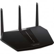 Netgear Nighthawk Wi-Fi 6 IEEE 802.11ax Ethernet Wireless Router - Dual Band - 2.40 GHz ISM Band - 5 GHz UNII Band - 3 x Antenna(3 x External) - 4 x Network Port - 1 x Broadband Port - USB - Gigabit Ethernet - VPN Supported - Desktop - TAA Compliance RAX3