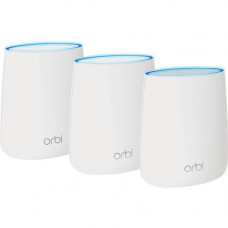 Netgear Orbi RBK23 IEEE 802.11ac Ethernet Wireless Router - 2.40 GHz ISM Band - 5 GHz UNII Band - 4 x Antenna(4 x Internal) - 275 MB/s Wireless Speed - 1 x Network Port - 1 x Broadband Port - Gigabit Ethernet - Desktop RBK23-100NAS