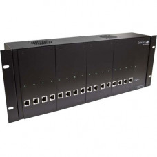 Smart Board SmartAVI Powered Rack/Chassis with DVI-D/USB CAT6 STP Receiver, 8 Card Package - 8 Remote User(s) - 275 ft Range - WUXGA - 1920 x 1200 Maximum Video Resolution x Network (RJ-45) x USB x DVI - Rack-mountable RK-DVX-PLUS-RX8S