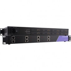 Smart Board SmartAVI HDBaseT Rack for 8 HDMI & IR Extenders over a Single Cat5e/6 Cable - 8 Input Device - 8 Output Device - 229.66 ft Range - 8 x Network (RJ-45) - 8 x HDMI In - 4K - Twisted Pair - Category 6 - Rack-mountable RK8-HDX-POE-S