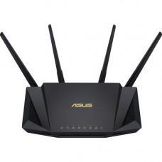 Asus AiMesh RT-AX3000 IEEE 802.11ax Ethernet Wireless Router - 2.40 GHz ISM Band - 5 GHz UNII Band - 4 x Antenna(4 x External) - 375 MB/s Wireless Speed - 4 x Network Port - 1 x Broadband Port - USB - Gigabit Ethernet - VPN Supported - Desktop RT-AX3000