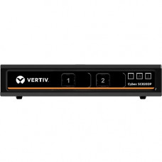 Vertiv Co AVOCENT Cybex SC820DP KVM Switchbox - 2 Computer(s)DisplayPort - TAA Compliant SC820DP-001