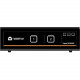 Vertiv Co AVOCENT Cybex SC920DP KVM Switchbox - 2 Computer(s) - 3840 x 2160USBHDMI - Desktop - 2 x DisplayPort - TAA Compliant SC920DP-001