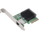 SYBA IO Crest 10 Gigabit 10GBase-T NBASE-T Ethernet PCI-E x4 Network Card - PCI Express 3.0 x4 - 1 Port(s) - 1 - Twisted Pair SD-PEX24055