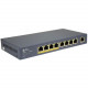 Amer 8+1 Port 10/100 Switch with 4 x PoE Ports and 5 x 10/100 - 9 Ports - 2 Layer Supported - Twisted Pair - Desktop, Wall Mountable, Under Table - 3 Year Limited Warranty - TAA Compliance SD4P4U