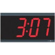 Pyramid TimeTrax Sync 4in x 4 Digit Red LED Power over Ethernet Digital Wall Clock - Digital SED4R4LDRB