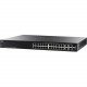 Cisco SF300-24PP 24-Port 10/100 PoE+ Managed Switch w/Gig Uplinks - 26 Ports - Manageable - Refurbished - 3 Layer Supported - Modular - Twisted Pair, Optical Fiber - Desktop - Lifetime Limited Warranty SF300-24PP-K9NA-RF