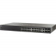 Cisco SF500-24P Ethernet Switch - 24 Ports - Manageable - Refurbished - 3 Layer Supported - Twisted Pair - 1U High - Desktop - Lifetime Limited Warranty SF500-24P-K9-NA-RF
