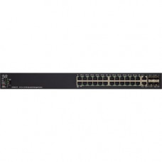Cisco SF550X-24P Layer 3 Switch - 26 Ports - Manageable - 3 Layer Supported - Modular - Twisted Pair, Optical Fiber - Lifetime Limited Warranty SF550X-24P-K9-NA