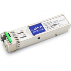 AddOn Rad SFP-21B Compatible TAA Compliant 1000Base-BX SFP Transceiver (SMF, 1490nmTx/1310nmRx, 40km, LC) - 100% compatible and guaranteed to work - TAA Compliance SFP-21B-AO
