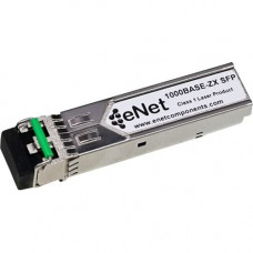 Enet Components Alcatel-Lucent Compatible SFP-GIG-LH70 - Functionally Identical 1000BASE-ZX SFP 1550nm Duplex LC Connector - Programmed, Tested, and Supported in the USA, Lifetime Warranty" - RoHS Compliance SFP-GIG-LH70-ENC