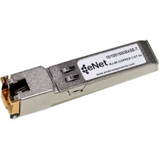 Enet Components Alcatel-Lucent Compatible SFP-GIG-T - Functionally Identical 10/100/1000BASE-T SFP N/A RJ45 Connector - Programmed, Tested, and Supported in the USA, Lifetime Warranty" - RoHS Compliance SFP-GIG-T-ENC