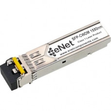 Enet Components Harmonic Compatible SFP9100-55 - Functionally Identical 1000BASE-CWDM CWDM SFP 1550nm Duplex LC Connector - Programmed, Tested, and Supported in the USA, Lifetime Warranty" SFP9100-55-ENC