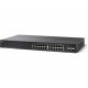 Cisco SG220-28MP 28-Port Gigabit PoE Smart Switch - 24 Ports - Manageable - 2 Layer Supported - Modular - Twisted Pair, Optical Fiber - 1U High - Rack-mountable, Desktop - Lifetime Limited Warranty - TAA Compliance SG220-28MP-K9-NA