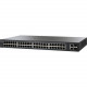 Cisco 50-Port Gigabit Smart Plus Switch - 50 Ports - Manageable - Refurbished - 2 Layer Supported - Modular - Twisted Pair, Optical Fiber - 1U High - Rack-mountable, Wall Mountable, Desktop - Lifetime Limited Warranty SG220-50-K9-NA-RF