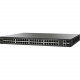 Cisco SG220-50P Ethernet Switch - 50 Ports - Manageable - Refurbished - 2 Layer Supported - Modular - Twisted Pair, Optical Fiber - Desktop, Rack-mountable - Lifetime Limited Warranty - TAA Compliance SG220-50P-K9-NA-RF