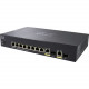 Cisco SG250-10P 10-Port Gigabit PoE Smart Switch - 10 Ports - Manageable - 2 Layer Supported - Modular - Twisted Pair, Optical Fiber - 5 Year Limited Warranty SG250-10P-K9-NA