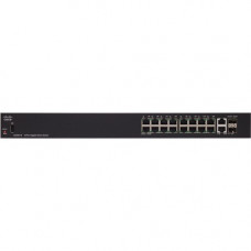 Cisco SG250-18 18-Port Gigabit Smart Switch - 18 Ports - Manageable - 2 Layer Supported - Twisted Pair - Rack-mountable - Lifetime Limited Warranty SG250-18-K9-NA