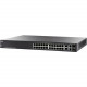 Cisco SG300-28MP 28-port Gigabit Max-PoE Managed Switch - 28 Ports - Manageable - Refurbished - 2 Layer Supported - Twisted Pair, Optical Fiber - Desktop - Lifetime Limited Warranty SG300-28MP-K9CN-RF