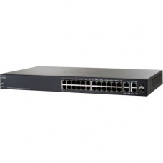 Cisco SG300-28PP 28-Port Gigabit PoE+ Managed Switch - 28 Ports - Manageable - Refurbished - 3 Layer Supported - Twisted Pair, Optical Fiber - Desktop - Lifetime Limited Warranty SG300-28PP-K9UK-RF