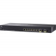 Cisco SG355-10P 10-Port Gigabit PoE Managed Switch - 10 Ports - Manageable - 3 Layer Supported - Modular - Optical Fiber, Twisted Pair - Desktop - Lifetime Limited Warranty SG355-10P-K9-NA