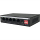 Amer 5 port Gigabit with 4 port PoE+ Range Extend Unmanaged Switch - 5 Ports - 2 Layer Supported - Twisted Pair - Desktop - 3 Year Limited Warranty SG4P1TE