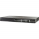 Cisco SG500-28P 28-port Gigabit POE Stackable Managed Switch - 26 Ports - Manageable - Refurbished - 3 Layer Supported - Modular - Twisted Pair, Optical Fiber - Rack-mountable - Lifetime Limited Warranty SG500-28P-K9-NA-RF
