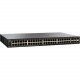 Cisco SG500X-48 Layer 3 Switch - 48 Ports - Manageable - Refurbished - 3 Layer Supported - Modular - Twisted Pair, Optical Fiber - 1U High - Desktop, Rack-mountable - Lifetime Limited Warranty SG500X-48-K9-NA-RF