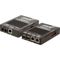 TRANSITION NETWORKS Stand-alone Gigabit Ethernet Media and Rate Converter - 1 x Network (RJ-45) - 1 x SC Ports - DuplexSC Port - Multi-mode - Gigabit Ethernet - 10/100/1000Base-TX, 1000Base-X - Shelf Mount, Rail-mountable, Rack-mountable, Wall Mountable -