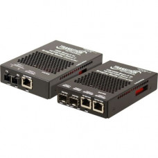 TRANSITION NETWORKS 10/100/1000 Ethernet Media Converter Stand-Alone - 1 x Network (RJ-45) - 1 x LC Ports - Multi-mode - Gigabit Ethernet - 10/100/1000Base-T, 1000Base-SX - Rack-mountable, Wall Mountable, Rail-mountable, Desktop - TAA Compliance SGFEB1039