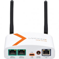 Lantronix SGX 5150 IoT Gateway Device - 256 MB - Twisted Pair - 1 x Network (RJ-45) - 1 x USB - 2 x Serial Port - 10/100Base-TX - Fast Ethernet - IEEE 802.11a/b/g/n/ac - Wireless LAN - ISM Band ISM Band - UNII Band UNII Band SGX5150122ES