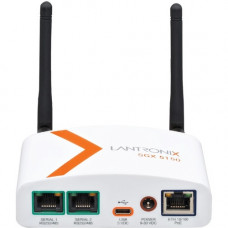 Lantronix SGX 5150 IoT Gateway Device - 256 MB - Twisted Pair - 1 x Network (RJ-45) - 1 x USB - 2 x Serial Port - 10/100Base-TX - Fast Ethernet - IEEE 802.11a/b/g/n/ac - Wireless LAN - ISM Band ISM Band - UNII Band UNII Band SGX5150222US