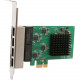 SYBA 4 Port Gigabit Ethernet PCI-e x1 Network Interface Card - PCI Express 1.1 - 4 Port(s) - 4 - Twisted Pair SI-PEX24042