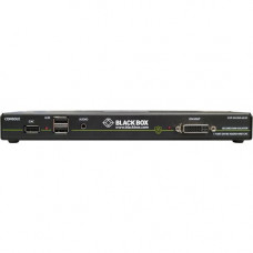 Black Box Secure NIAP 3.0 Single-Head DVI-I USB KVM Defender with CAC - 1 Computer(s) - 1 Local User(s) - 3840 x 2160 - 5 x USB - 2 x DVI - TAA Compliant - TAA Compliance SI1P-SH-DVI-UCAC