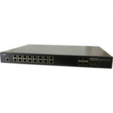 TRANSITION NETWORKS Managed Hardened Gigabit Ethernet PoE+ Rack Mountable Switch - 16 x Gigabit Ethernet Network, 4 x Gigabit Ethernet Expansion Slot, 2 x 10 Gigabit Ethernet Expansion Slot - Manageable - Optical Fiber, Twisted Pair - Modular - 4 Layer Su