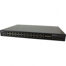 TRANSITION NETWORKS Managed Hardened Gigabit Ethernet PoE+ Rack Mountable Switch - 24 Ports - Manageable - 4 Layer Supported - Modular - Twisted Pair, Optical Fiber - Rack-mountable - TAA Compliance SISPM1040-3248-L-NA