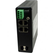 TRANSITION NETWORKS SISTG1040-242-LRT Ethernet Switch - 4 Ports - TAA Compliant - 2 Layer Supported - Modular - Twisted Pair, Optical Fiber - Wall Mountable, DIN Rail Mountable - 5 Year Limited Warranty - TAA Compliance SISTG1040-242-LRT