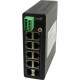 TRANSITION NETWORKS Unmanaged Hardened Gigabit Ethernet PoE+ Switch - 8 Ports - 2 Layer Supported - Modular - Twisted Pair, Optical Fiber - Wall Mountable, Rail-mountable - 5 Year Limited Warranty - TAA Compliance SISTP1040-382-LRT