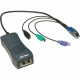 Lantronix SecureLinx Spider 1-Port Remote KVM-over-IP - 1 x 1 - 1 x mini-DIN (PS/2) Keyboard, 1 x mini-DIN (PS/2) Mouse, 1 x HD-15 Monitor SLS200PS20-01