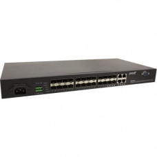 TRANSITION NETWORKS SM24DPB Managed Switch - 4 Ports - Manageable - 2 Layer Supported - Modular - Twisted Pair, Optical Fiber - Rack-mountable - Lifetime Limited Warranty - TAA Compliance SM24DPB-NA