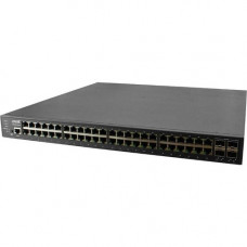 TRANSITION NETWORKS Managed Gigabit Ethernet PoE+ Switch - 48 Ports - Manageable - 3 Layer Supported - Modular - Optical Fiber, Twisted Pair - Rack-mountable - Lifetime Limited Warranty - TAA Compliance SM48TAT4XA-RP-NA