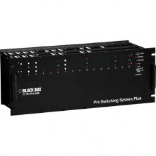 Black Box Pro Switching Gang Switch Chassis - 4U, 18-Card Slot - TAA Compliant - 1 Layer Supported - Modular - 4U High - Rack-mountable - 1 Year Limited Warranty - TAA Compliance SM960A