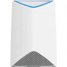 Netgear Orbi Pro SRR60 IEEE 802.11ac Ethernet Wireless Router - 2.40 GHz ISM Band - 5 GHz UNII Band - 6 x Antenna(6 x Internal) - 3000 Mbit/s Wireless Speed - 3 x Network Port - 1 x Broadband Port - Gigabit Ethernet - Desktop - TAA Compliance SRR60-100NAS