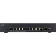 Cisco SG300-10MP Layer 3 Switch - 10 Ports - Manageable - Refurbished - 3 Layer Supported - Modular - Twisted Pair, Optical Fiber - Rack-mountable - Lifetime Limited Warranty - TAA Compliance SRW2008MP-K9-NA-RF