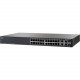 Cisco SG 300-28P 28-port Gigabit PoE Managed Switch - 28 Ports - Manageable - Refurbished - 3 Layer Supported - Modular - Twisted Pair, Optical Fiber - Rack-mountable - Lifetime Limited Warranty SRW2024P-K9-NA-RF