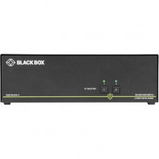 Black Box NIAP 3.0 Secure 2-Port Dual-Head DVI-I KVM Switch - 2 Computer(s) - 1 Local User(s) - 3840 x 2160 - 2 x PS/2 Port - 4 x USB - 6 x DVI - Desktop - TAA Compliant - TAA Compliance SS2P-DH-DVI-U