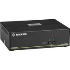 Black Box NIAP 3.0 Secure 2-Port Single-Head DVI-I KVM Switch - 2 Computer(s) - 1 Local User(s) - 3840 x 2160 - 2 x PS/2 Port - 4 x USB - 3 x DVI - Desktop - TAA Compliant - TAA Compliance SS2P-SH-DVI-U
