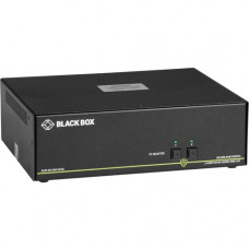 Black Box KVM Switchbox with CAC - 2 Computer(s) - 1 Local User(s) - 3840 x 2160 - 2 x PS/2 Port - 4 x USB - 3 x DVI - Desktop - TAA Compliant SS2P-SH-DVI-UCAC